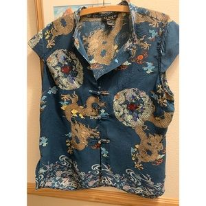 Citron Santa Monica, Vintage Silk Blouse
